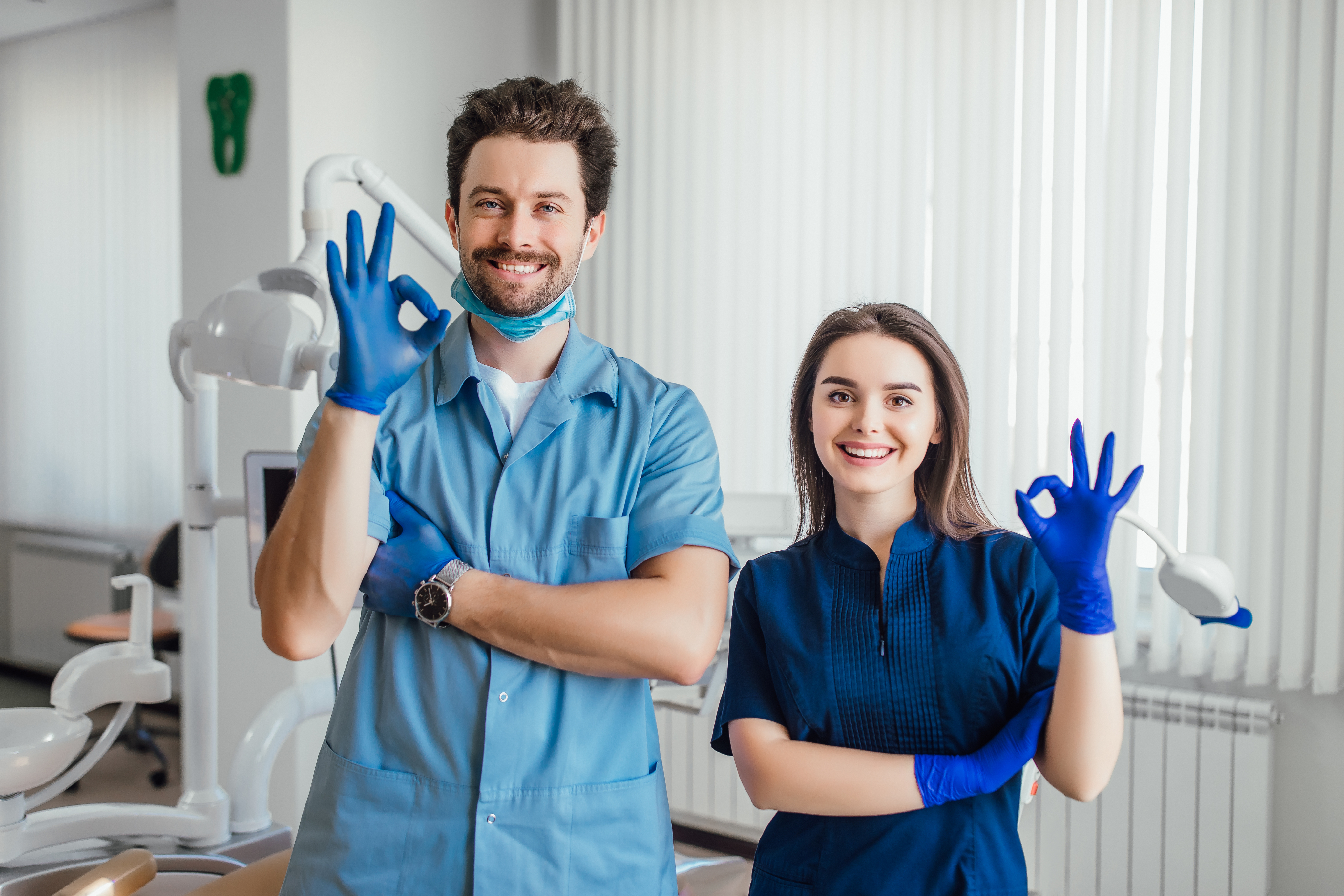 Equipo dental profesional
